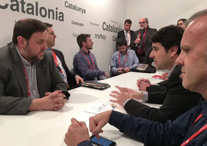 Presentació de l’associació al vicepresident del Govern