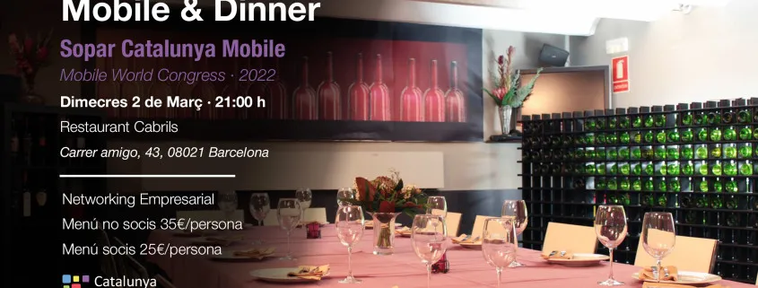 Sopar Catalunya Mobile MWC